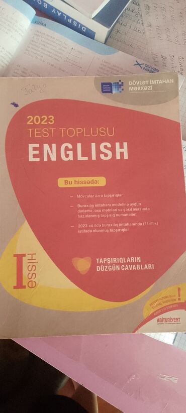 Testlər: İngilis dili Testlər 11-ci sinif, 1-ci hissə, 2023 il