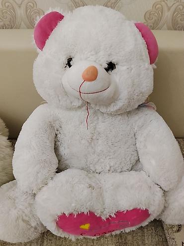 pettee bear: Большие мягкие медведи-плюшки — набор из 2 игрушек. 1) Белый медведь — 1