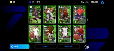 Kolleksiya kartları: EFootball hesabı – güclü komanda və zəngin kart kolleksiyası - — 24