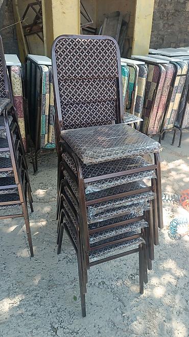 Столы и стулья: Kafe və yeməkxanalar üçün masa-stul dəsti - Dördkünc yemək masası — 7