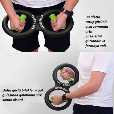 Велоаксессуары: Bilək espanderi yeni kimi(az istifadə olunub)