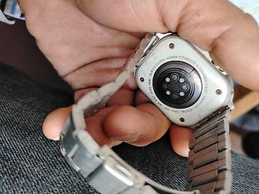 smart saatlari: Məhsul: Smart saat (Watch Ultra 49mm) – metal çoxtandı işletmirem — 3