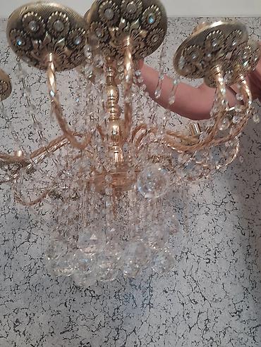 İşıqlandırma: Çılçıraq, 8 lampa, Metal — 4