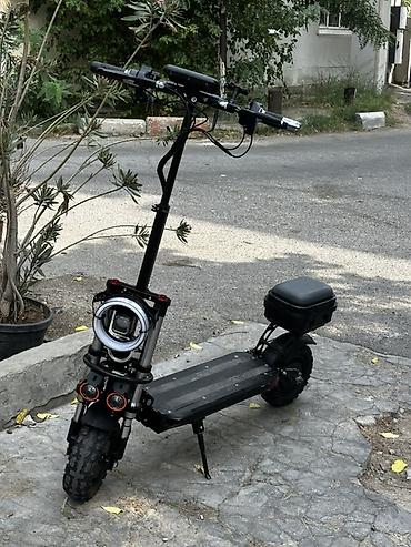 irsad telecom velosiped: Elektrik skuter – off-road təkərlər və güclü işıqlandırma ilə - — 5