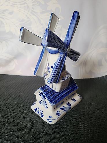 Figure: Vetrenjaca nova holandska,rucni rad iz 70ih.god. Figura vetrenjace — 15