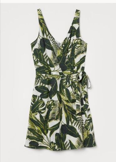 plisirana haljina zara: H&M M (EU 38), Oversize, With the straps