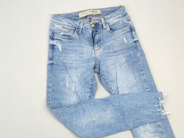 spódniczka jeansowe poszarpana: Jeans, Denim Co, XS (EU 34), condition - Very good