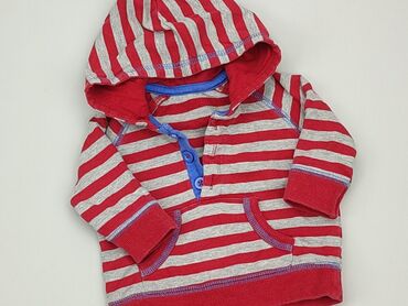bluzka w paski czerwone: Bluza, George, Wcześniak, 50-56 cm, stan - Dobry