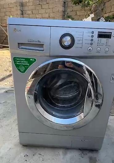 elektrikli motorlar: LG paltaryuyan maşın – ön yüklənən, 8 kq tutumlu, Direct Drive — 1