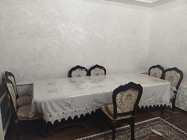 столы пуфики: Стол и стул для зала, Б/у, Самовывоз, цвет - Коричневый — 1