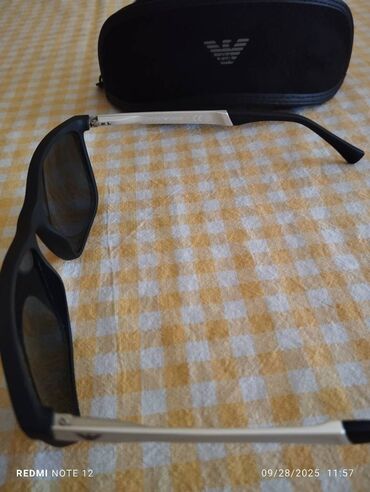 Naočare: Naočare za sunce, Emporio Armani, bоја - Crna — 7