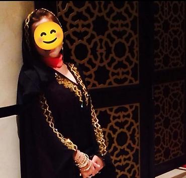 Hicab: AL KHOLOOJ markalı abaya - Rəng: qara - Material: yüngül — 1