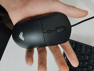 razer v3 pro: Проводная компьютерная мыш aula - Корпус: матовый черный пластик — 1