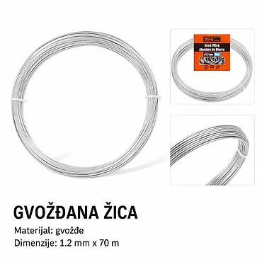 KMT Gvozdena žica 9364497 - Materijal: gvožđe - Dimenzije: 1.2 mm ×