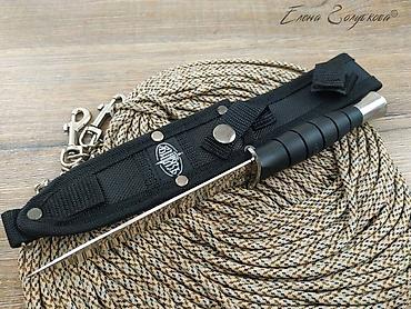 Охотничьи ножи: Нож Адмирал от Витязь, сталь 65Х13, рукоять ABS-пластик Охота и — 8