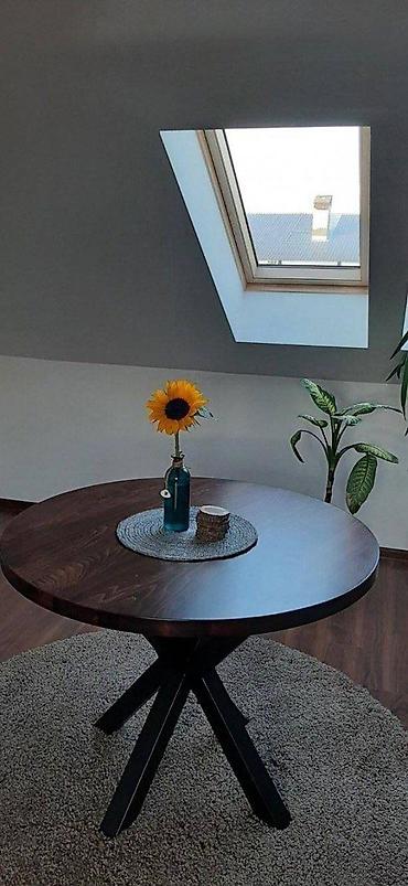 Stilski trpezarijski stolovi: OKRUGLI TRPEZARIJSKI STO FI100 BUKVA | Kontakt telefon 06******** — 9