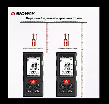 Məsafə ölçənlər, ruletkalar: SNDWAY SW-MS100 lazer məsafəölçən - Ölçmə diapazonu: 100 m - — 8