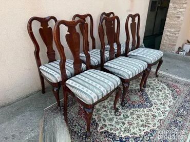 Stilske garniture: Stilski CHERRY trpezarijski sto i 6 stolica - ODLIČNO STANJE 🍽️✨ — 9