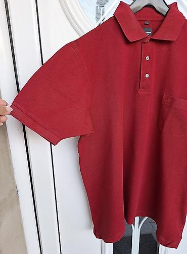 Majice: Polo majica XXL – tamnocrvena - Model: klasična polo majica sa — 3
