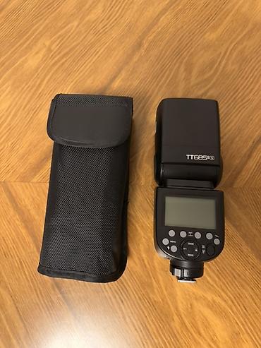 зарядка электро: Внешняя вспышка Godox TT685S (для камер CANON NIKON SONY) с чехлом — 1