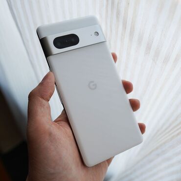 google pixel 4: Google Pixel 7, Б/у, 128 ГБ, цвет - Белый, 1 SIM, eSIM