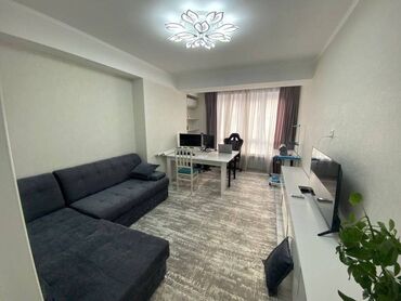 2 комнатная квартира кок жар: 2 комнаты, 58 м², Элитка, 9 этаж, Евроремонт