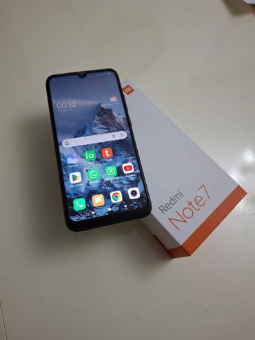 telefon işlənmiş: Xiaomi Redmi Note 7, 32 GB, rəng - Qara, 
 Barmaq izi