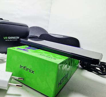 Infinix: Infinix HOT 30i, Новый, 256 ГБ, цвет - Синий, 1 SIM, 2 SIM, eSIM — 4