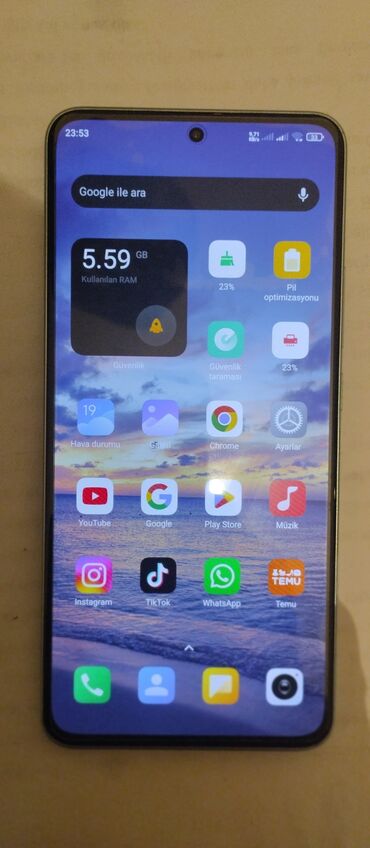 Xiaomi: Xiaomi 13T, 256 GB, rəng - Mavi, 
 Barmaq izi