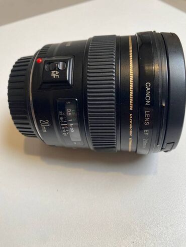Obyektivlər və filtrləri: Canon 20mm f2.8 ultrasonic Lens ideal vezyetdedir. Deqiq cekir