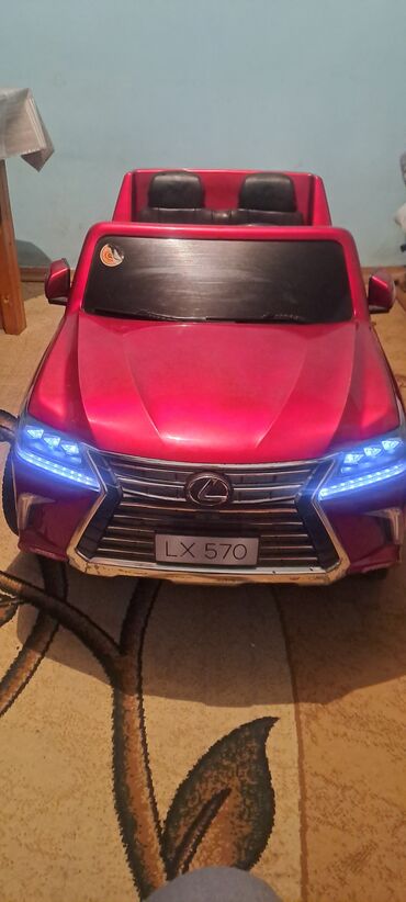 Uşaq üçün elektrik maşınları: Uşaqlar üçün elektrikli mini avtomobil – Lexus LX 570 replikası salam — 5