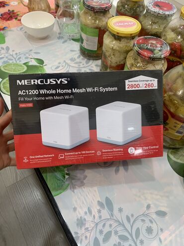 один штук: MERCUSYS AC1200 whole home mesh Wi-Fi system Halo H30 2 pack Вай