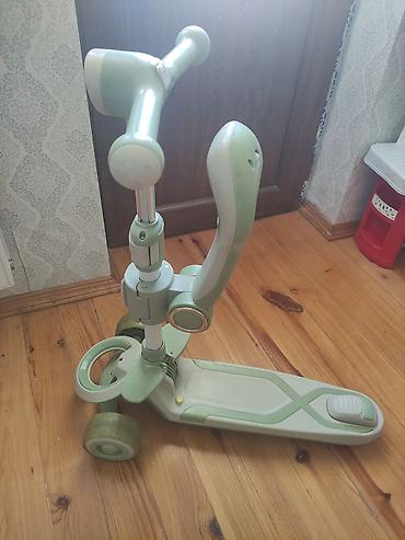 electric scooter qiymeti: Uşaq üçün 3 təkərli skuter – çoxfunksiyalı model - Rəng: açıq — 2