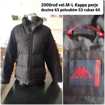 h m ženske zimske jakne: M (EU 38), L (EU 40)
