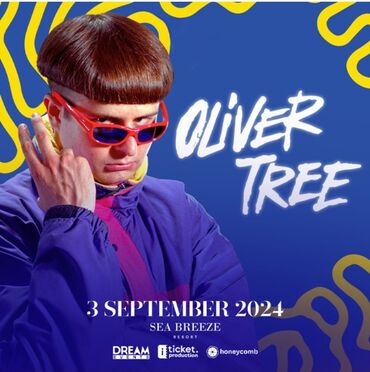 miri yusif konsert: Məşhur müğənninin konsertinə biletlər Oliver Tree 3 Sentyabr, See