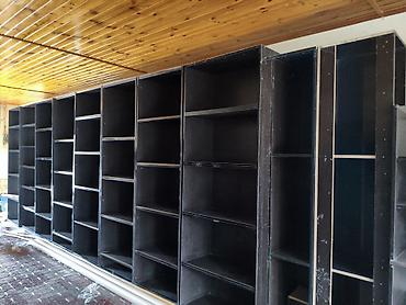 витрина шкаф: Mağaza üçün vitrinalar və rəf modulları - Material: laminat/MDF tipli — 1