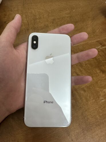 Apple iPhone: IPhone X, Б/у, 256 ГБ, Белый