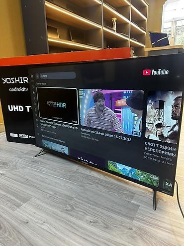 TV və video: İşlənmiş Televizor Yoshiro LED ekran 43" 4K (3840x2160), Pulsuz çatdırılma, Ödənişli çatdırılma, Ünvandan götürmə — 2