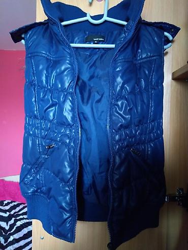 north face kacket: Snizeno 900! Tally Weijl plavi prsluk sa kapuljacom. Velicina S — 2