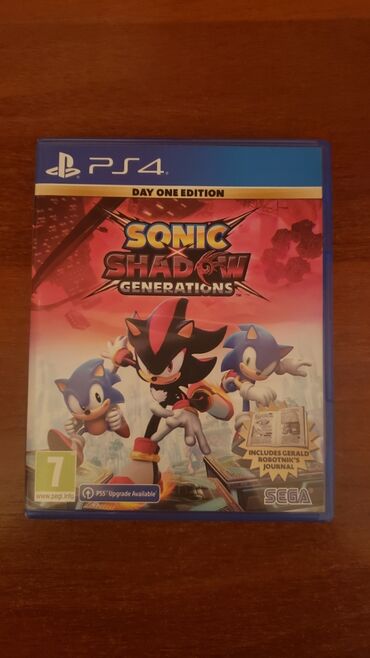 Видео оюндар жана приставкалар: Продаю диск sonic x shadow generations ps4 на русском языке. Состояние