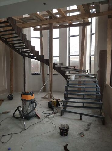 Обшивка лестниц: Ассалуму алайкум тугандар Метал карказ бетон лестница метал перилла — 33