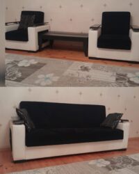 кухонный диван: İşlənmiş, Divan, 2 kreslo, Bazalı, Açılan