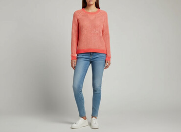 bluzy over size: F&F, Sweter damski, rozmiar M