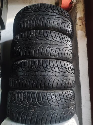 Шины: Шины 225 / 50 / R 17, Б/у, Комплект, Легковые, Корея, Hankook