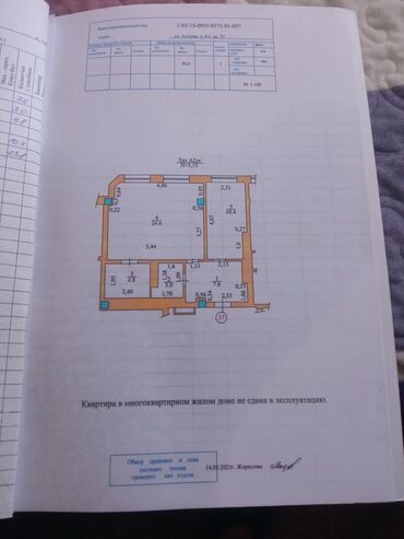 срочно дом: 2 бөлмө, 50 кв. м, Элитка, 2 кабат, Косметикалык ремонт