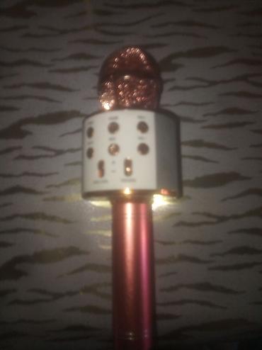 karaoke mikrofonu: Portativ Bluetooth karaoke mikrofonu - Model: Q7 tipli simsiz karaoke — 1