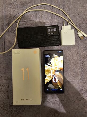 super zeng telefon ucun: Xiaomi 11T, 128 GB, rəng - Qara, 
 Zəmanət, Sensor, İki sim kartlı