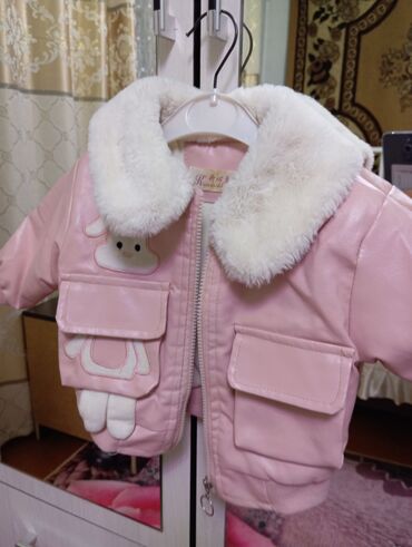 осенние платья: Детская одежда куртка кожаная 500 сом от 6 месяца платье 400 сом. от