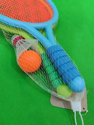 Игрушки: Теннис бадминтон детский игра с ракетками🎾 Комплектация товара — 2