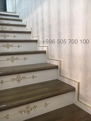 Деревянные лестницы: Лестница на заказ,материал карагач, дуб фанера шпонированные и — 11